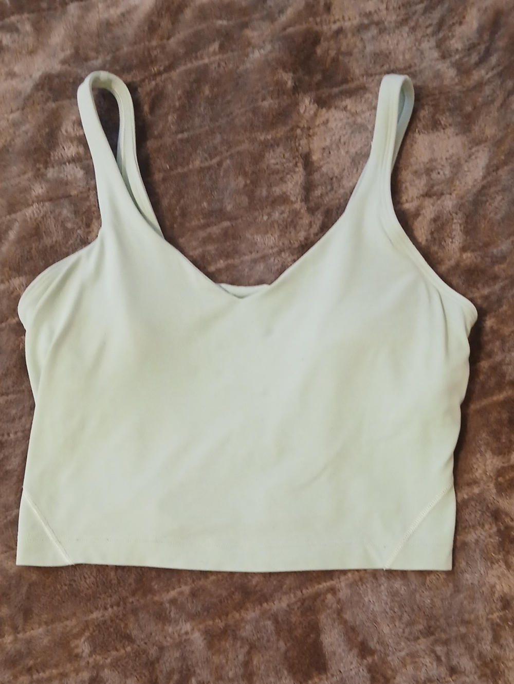 Lululemon Cropped Top Pistachio Green